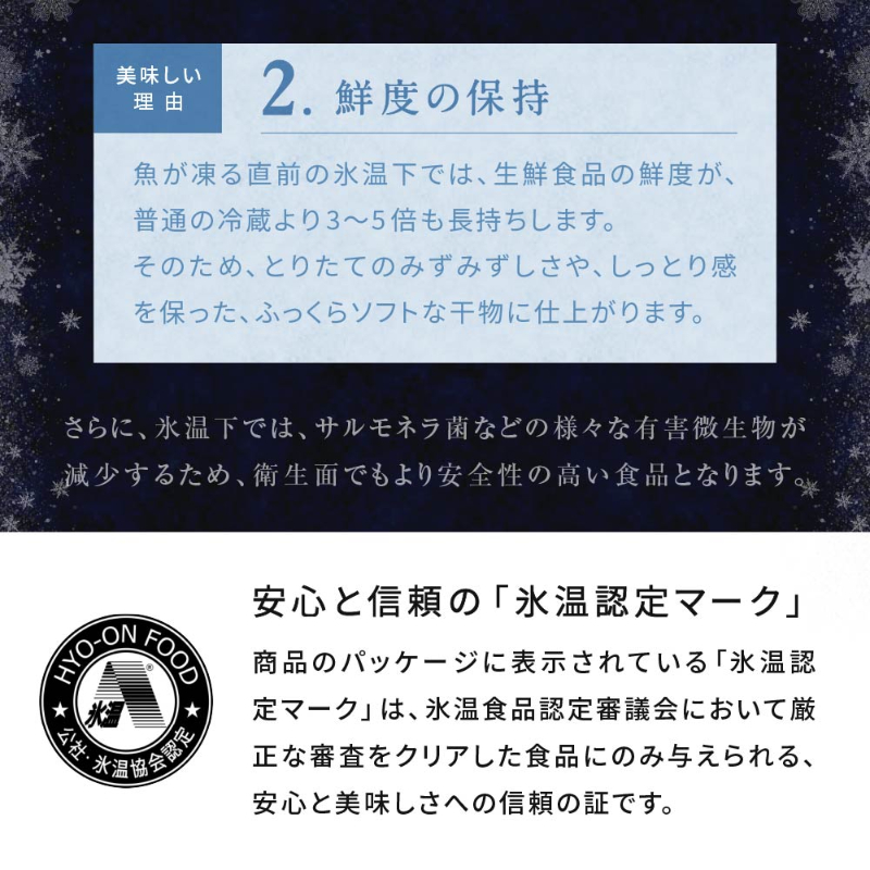 酒のための海のつまみ 氷温乾燥一夜干し-各1袋（6種）【冷凍】