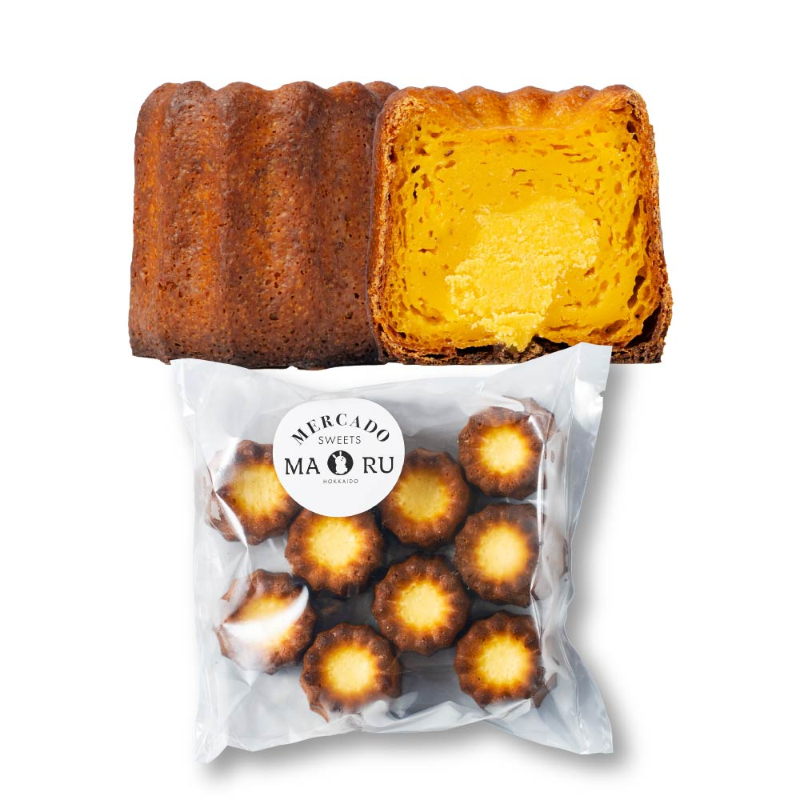 カヌレ ギフト 米粉のカヌレ かぼちゃ 10個セット 無添加 スイーツ お取り寄せ スイーツ【送料込】【冷凍便】
