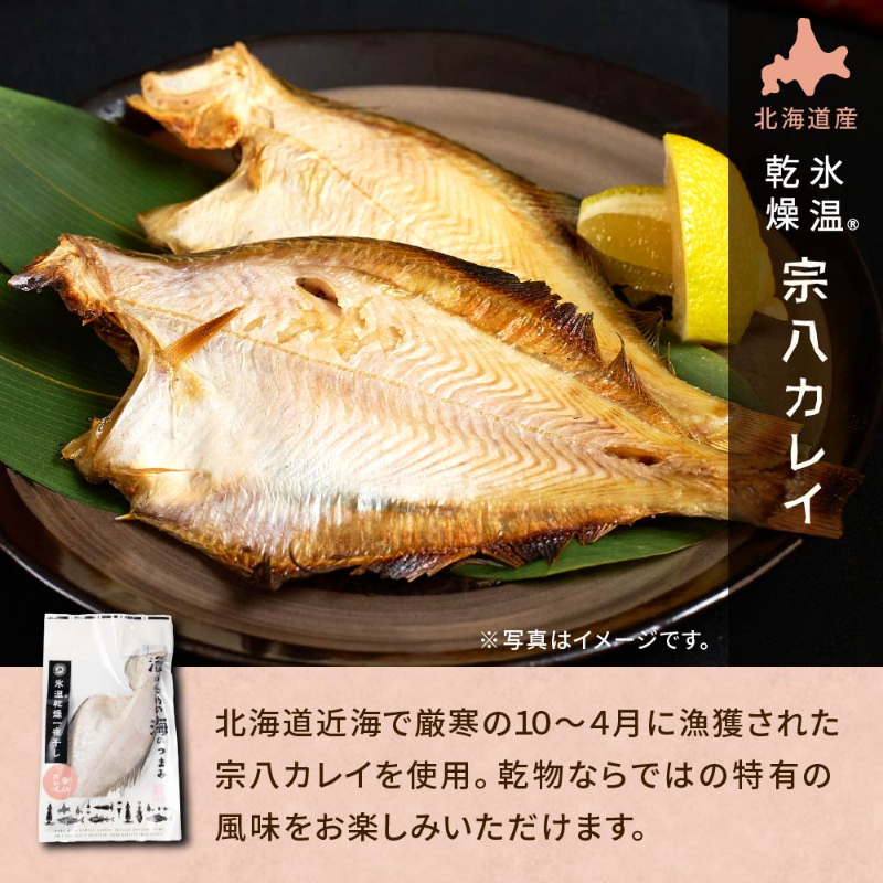 酒のための海のつまみ氷温乾燥一夜干しA-各1袋（3種-ほっけ開き・にしん丸干し・宗八カレイ）【冷凍】