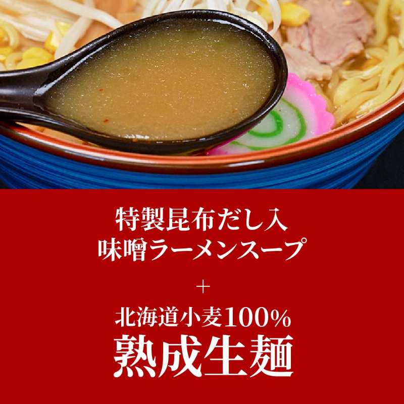 北海道ラーメン 北海道産小麦使用 生ラーメン みそ（味噌）生麺4食入 【送料込】【メール便】