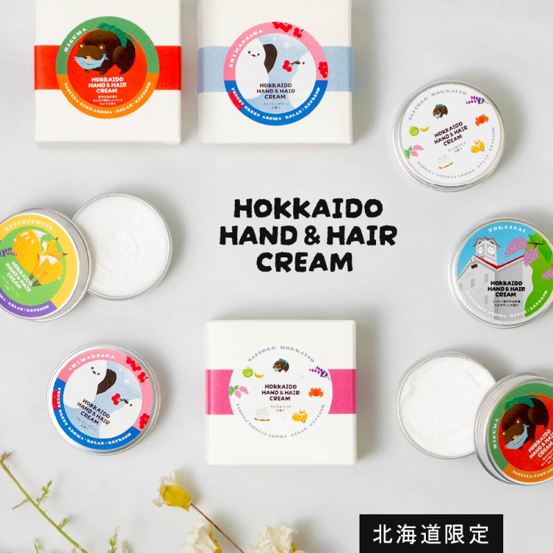 HOKKAIDO HAND＆HAIR CREAM ヒグマ （鬢付け油の香り）×1個 