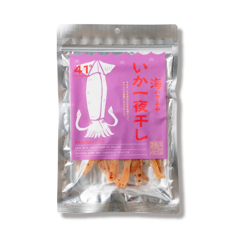 海鮮珍味 単品 海のつまみ41° 函館 いか一夜干し メール便 送料無料 