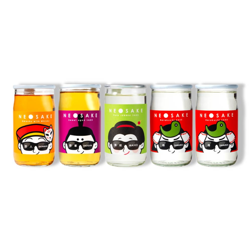 日本酒 セット ギフト NEO NIPPON SAKEUP 辛口 貴醸酒 梅酒 純米酒 セット（箱無し） (180ml×5本) 