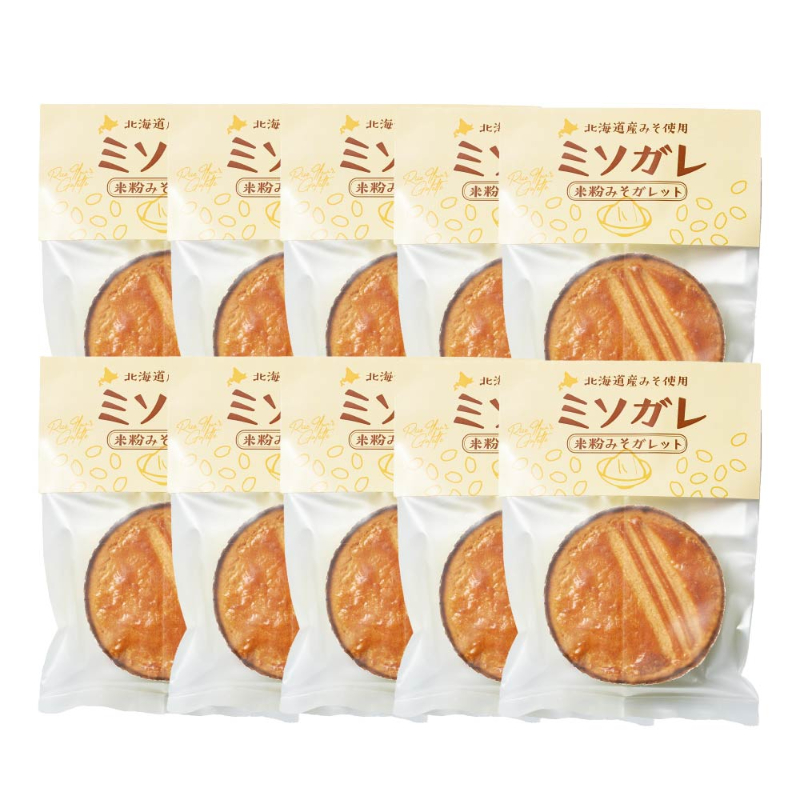 北海道 ガレット ブルトンヌ ガレットブルトンヌ 【ミソガレ 6個セット】メール便 送料無料 北海道産 米粉 白味噌 バター 手作り スイーツ 焼き菓子 お取り寄せ メルカードスイーツまる【送料込】【メール便】