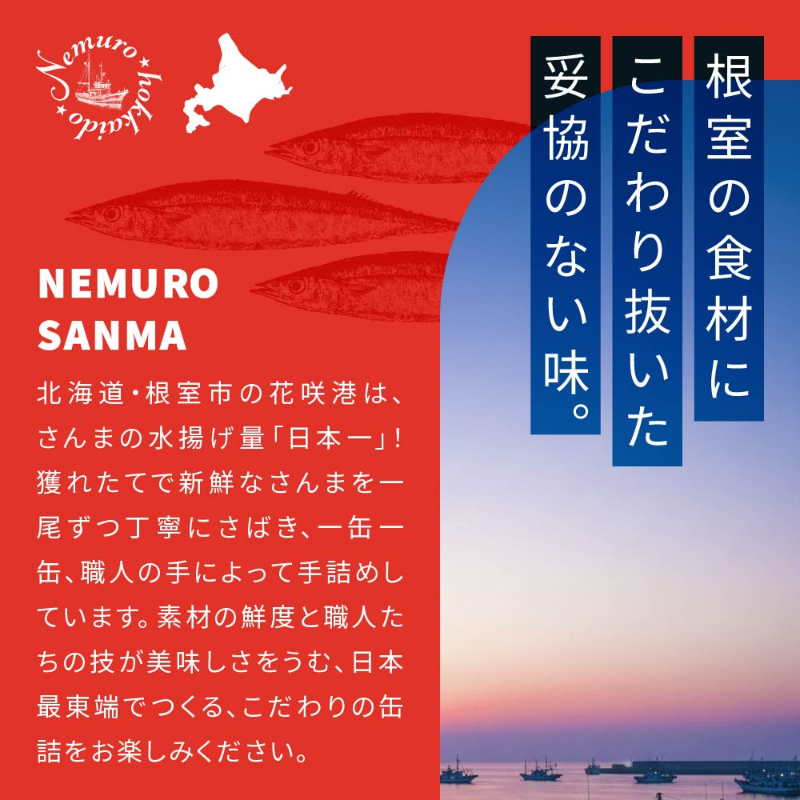 SANMA-北海道根室産さんま ゆず塩味×3個 詰め合わせ 【パケ大】