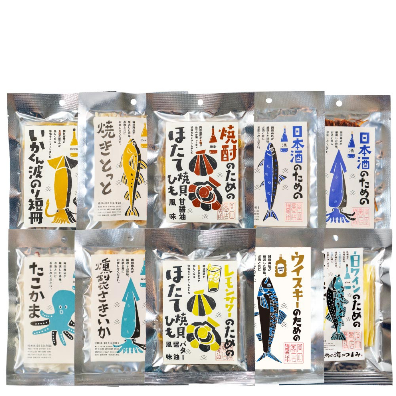 おつまみ 酒のための海のつまみ10種類 Aセット 【パケ大】 【0212】