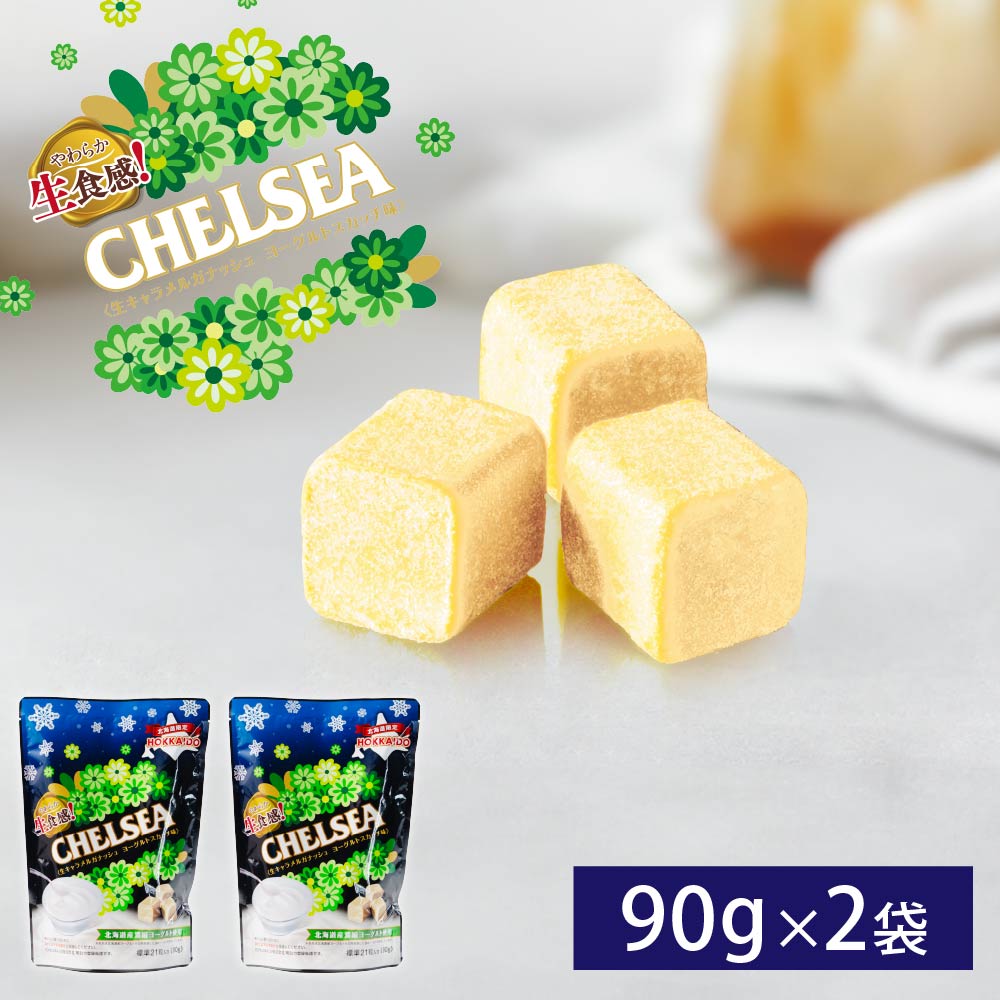 チェルシー ヨーグルトスカッチ味 90g×2個 北海道 生食感 送料無料 道南食品 生キャラメル ガナッシュ お土産 お取り寄せ バレンタイン 2026 ギフト プチギフト スイーツ お菓子 洋菓子 donan 北海道限定 CHELSEA 生チェルシー ヨ