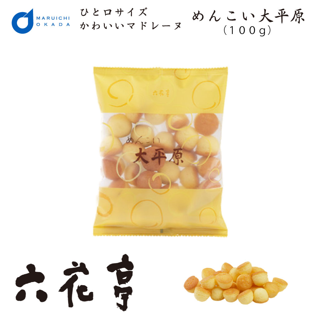 めんこい大平原 100ｇ 六花亭 マドレーヌ ギフト プレゼント バター バレンタイン ホワイトデー お返し 帯広 銘菓 転勤 お礼 お返し デパ 地下
