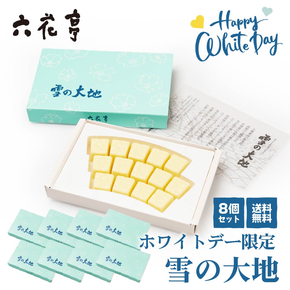 六花亭 雪の大地 ゆきのだいち 14個入×8個セット ホワイトデー限定 生チョコ チョコレート ギフト プレゼント 義理 バレンタイン ホワイトデー お返し