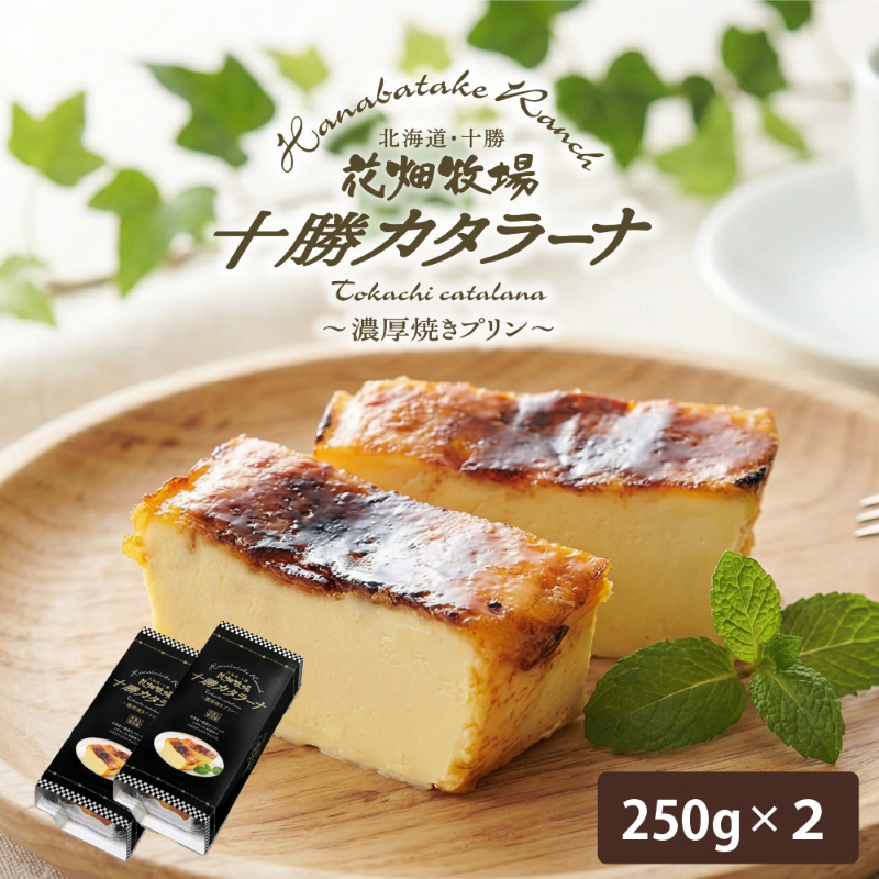 北海道十勝産生クリーム使用 花畑牧場 十勝カタラーナ 250g&times;2本 花畑牧場 カタラーナ 誕生日 ギフト スイーツ 【冷凍】