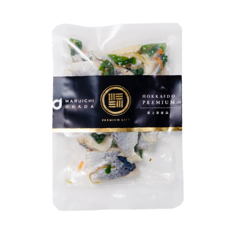 菜の花にしん漬 ごはんに合う海の幸 100g&times;1個 甘酢にしん 菜の花 添え 彩り惣菜 北海道 ニシン 甘酢漬 【冷凍】