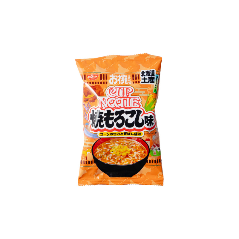 北海道限定 お椀で食べるご当地カップヌードル 北海道土産焼もろこし味 1食入 日清食品 焼きとうもろこし風味 インスタント