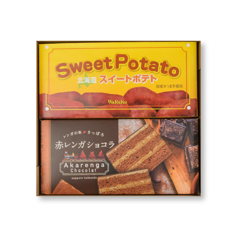 北海道 スイートポテト ショコラ セット わらく堂 オーケストラデュオセットII 冷凍 スイーツ 送料無料 北海道スイートポテト