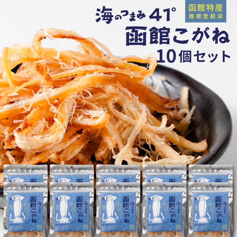 海鮮珍味 いか おつまみ 海のつまみ41&deg; 10個セット 函館こがね プレゼント 珍味 ギフト 父の日