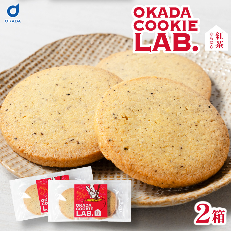 クッキー 焼き菓子 プチギフト 個包装 OKADA COOKIE LAB.紅茶ゆらゆら 5枚入 &times;2個セット 【パケ大】