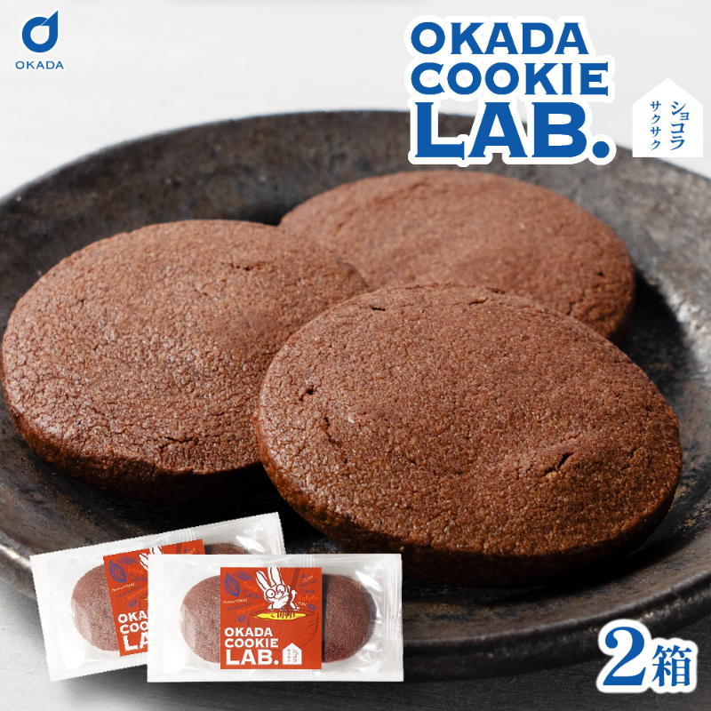 クッキー 焼き菓子 プチギフト 個包装 OKADA COOKIE LAB.ショコラサクサク 5枚入 &times;２個セット 【パケ大】