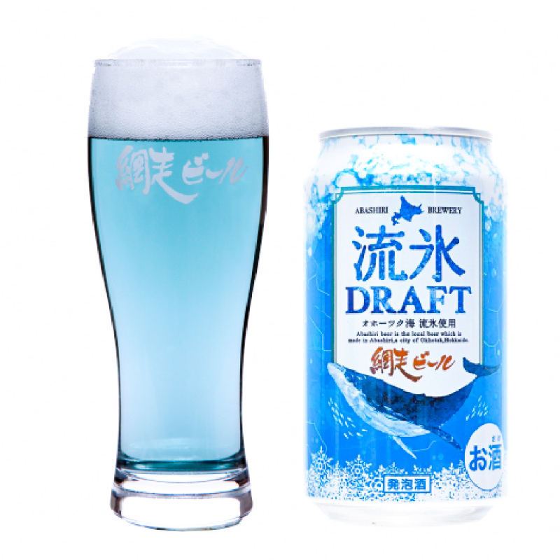 クラフトビール 網走ビール 流氷ドラフト 缶 350mlx6本セット 網走ビール 発泡酒 青いビール 流氷 オホーツク