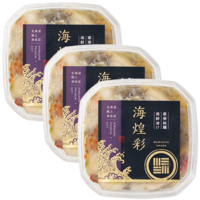 あわび入り 豪華海鮮漬 120g × 3個セット 松前漬け 海鮮丼 お取り寄せ グルメ ご飯のお供 おかず おつまみ 【冷凍】