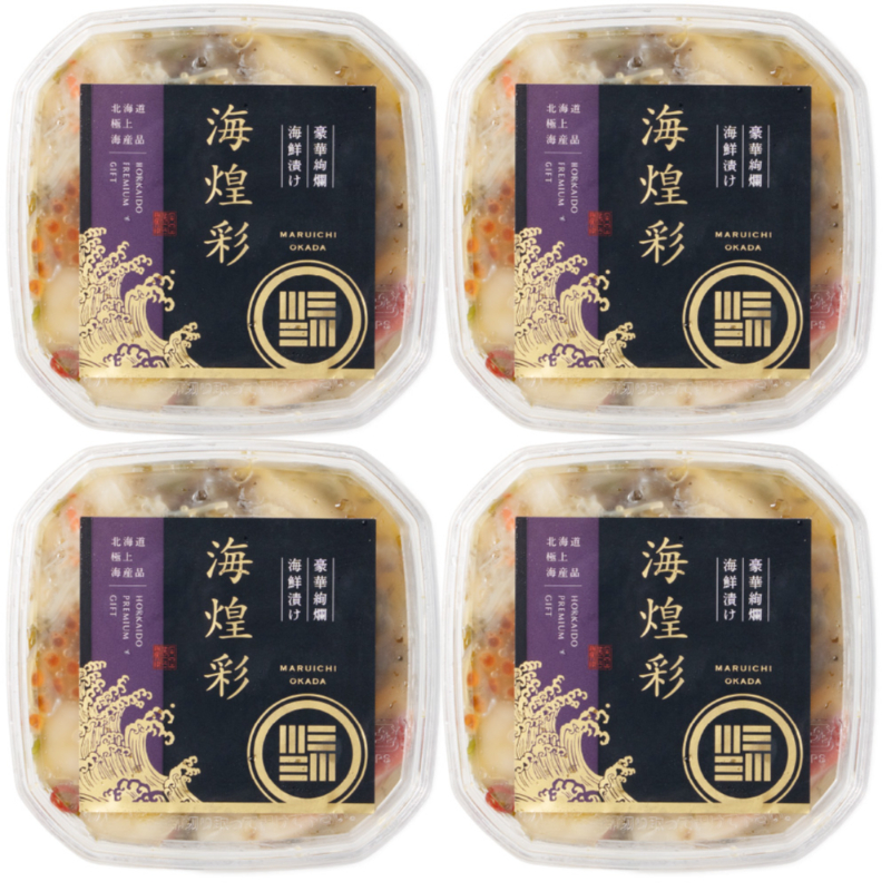 あわび入り 豪華海鮮漬 120g × 4個セット 松前漬け 海鮮丼 お取り寄せ グルメ ご飯のお供 おかず おつまみ 【冷凍】