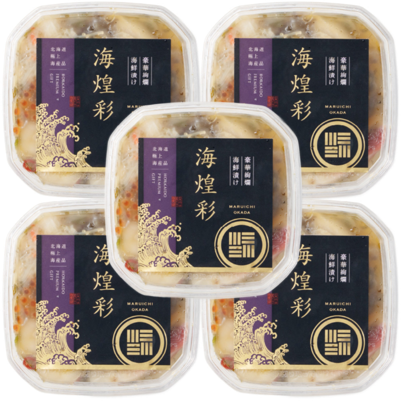 あわび入り 豪華海鮮漬 120g × 5個セット 松前漬け 海鮮丼 お取り寄せ グルメ ご飯のお供 おかず おつまみ 【冷凍】