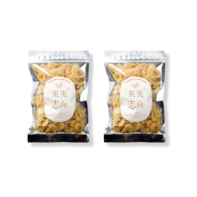 果実志向 バナナチップス 250ｇ 2袋 